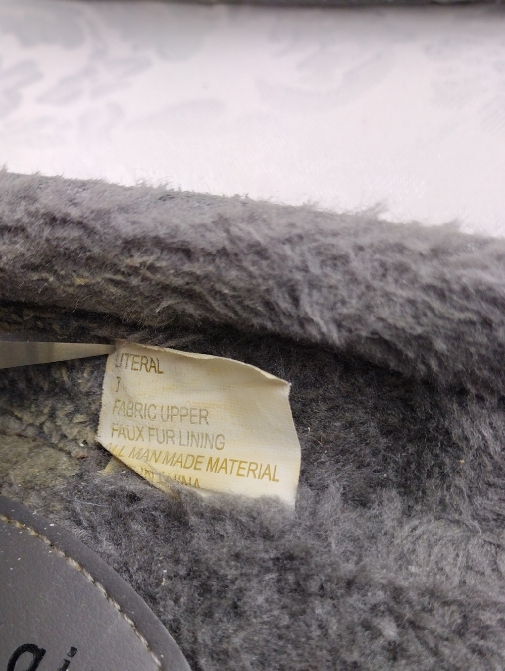 Madden Girl Literal Grey Metallic Fabric Tassel Upper Round Toe Moccasin Shoe - Picture 11 of 16